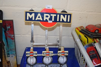 Lot 966 - Martini bar optic