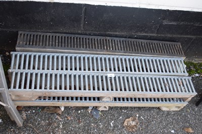 Lot 394 - Six sections of drainage grates