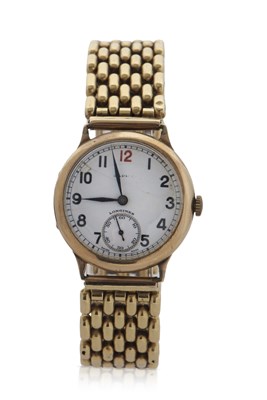 Lot 334 - A 9ct gold Longines and Mappin & Webb...