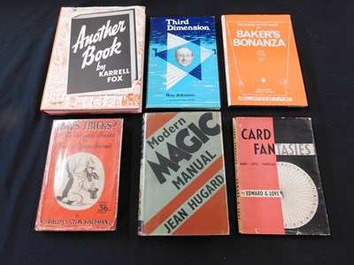 Lot 171 - Selection of six various conjuring/magic books...