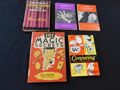 Lot 172 - Five various conjuring/magic interest volumes...