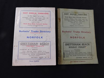 Lot 254 - 2 vols Burketts Trades Directory of Norfolk