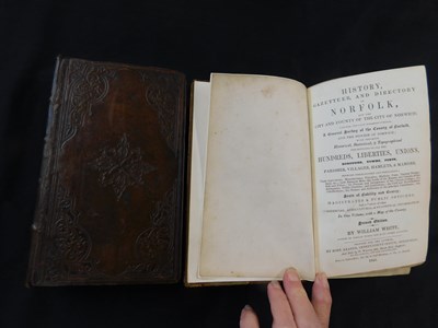 Lot 258 - Whites Norfolk, 2 vols for 1845 and 1854