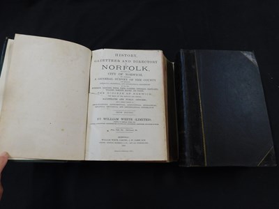 Lot 260 - 2 vols Whites Norfolk for 1883 and 1890