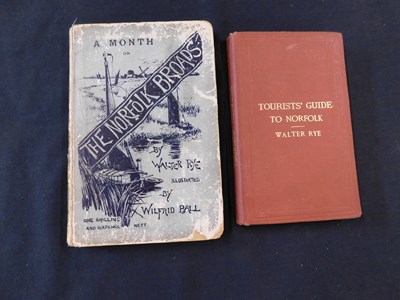 Lot 268 - 2 Vols: "Tourists Guide to Norfolk", 1880...