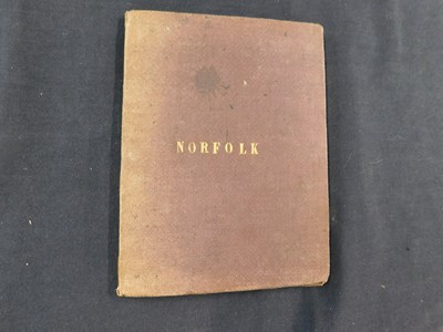 Lot 275 - Norfolk map (folding) Williams WM.White