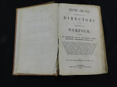 Lot 279 - Craven & Co "Directory of Norfolk", 1856