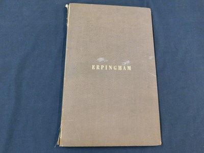 Lot 283 - "Erpingham", rebound, detailing the 100 of...