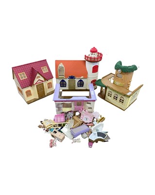 Lot 357 - A collection of Sylvanians playsets, figures...