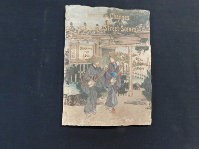 Lot 335 - Japanese illustrated book, Monthly Changes of...