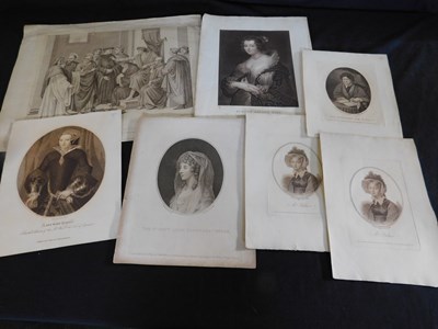 Lot 365 - Pkt: Seven various engravings, all ex-books