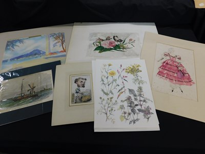 Lot 378 - Folio containing a large selection of assorted...