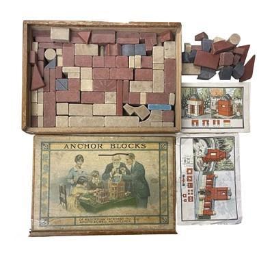 Lot 268 - A wooden-boxed set of Anchor Blocks masonry...