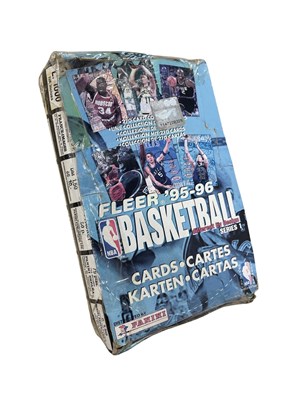 Lot 394 - A sealed box of Panini 1995-1996 Basketball...