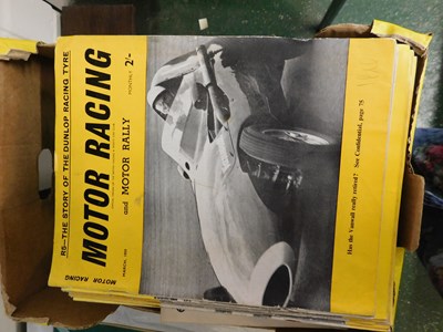 Lot 399 - Box of various motor racing magazines...