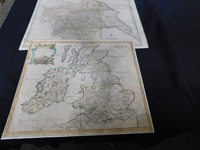 Lot 384 - Pkt: Four assorted maps: 2 x Suffolk,...