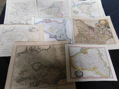 Lot 413 - Pkt: Ten various maps of the Netherlands,...