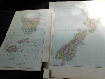 Lot 386 - Pkt: Nine Stanford large folio maps, 1887,...