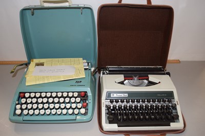 Lot 11 - Two portable typewriters