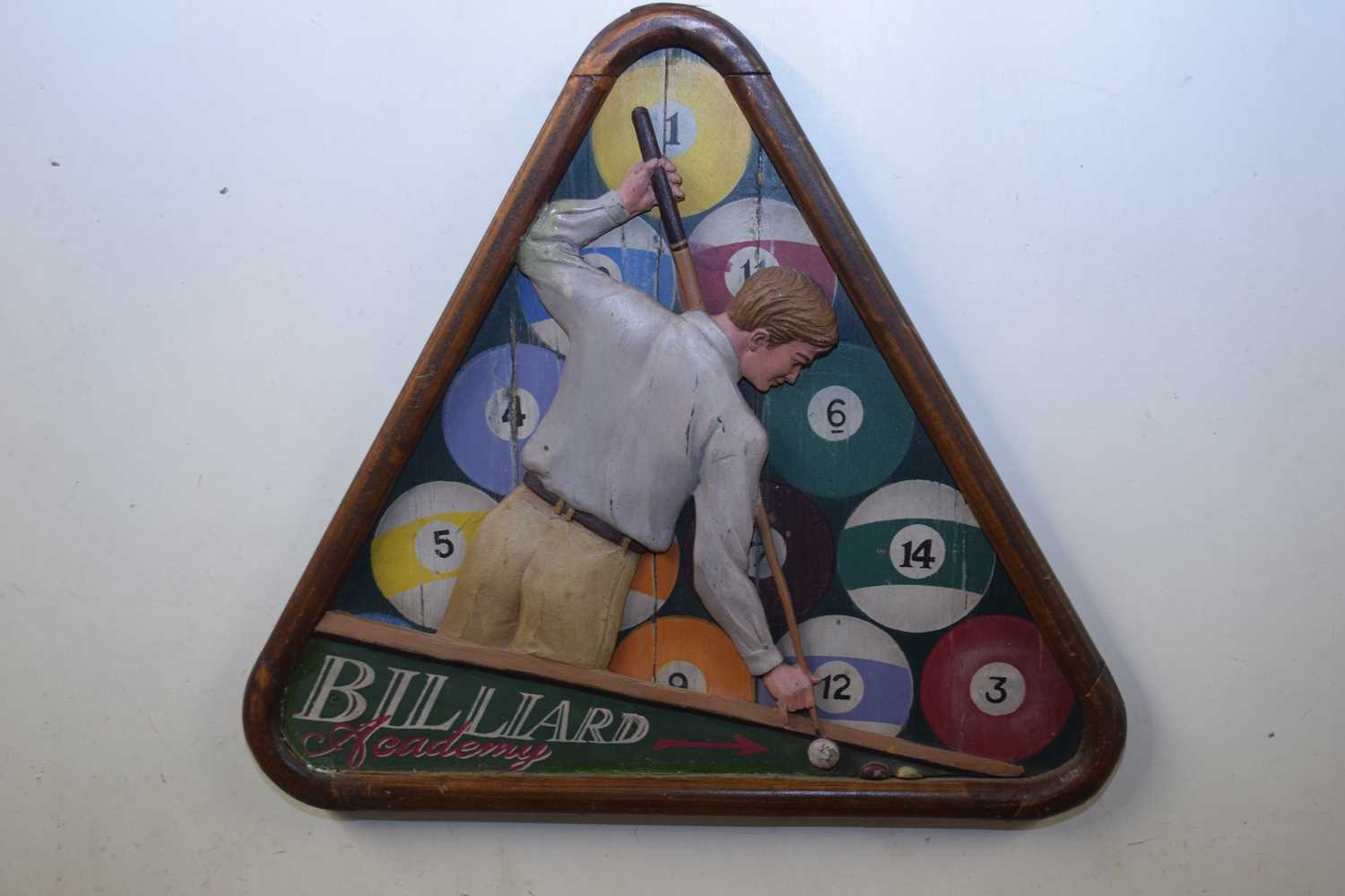 Lot 10 - Contemporary wooden advertising board marked...