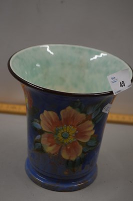 Lot 49 - Small Royal Doulton floral decorated flared...