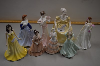 Lot 51 - Collection of various modern figurines to...