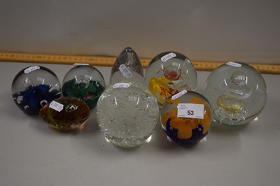 Lot 53 - Collection of various 20th Century paperweights