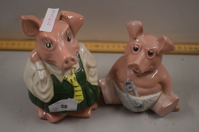 Lot 58 - Two Nat West piggy banks