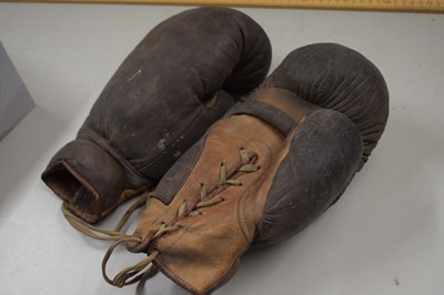 Lot 66 - A pair of vintage boxing gloves