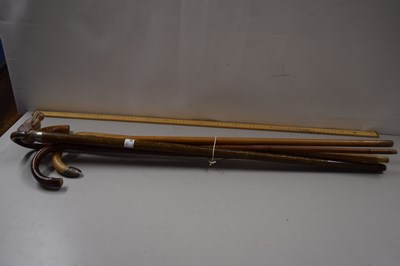 Lot 81 - Mixed Lot: Various walking sticks