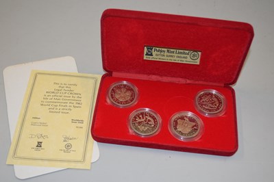 Lot 117 - A cased set of Pobjoy Mint Limited World Cup...