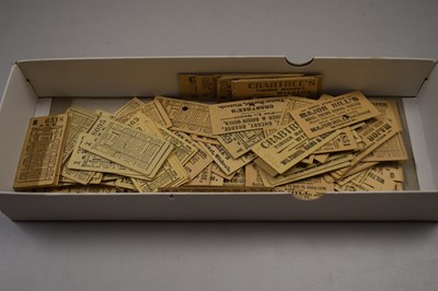 Lot 119 - Box of tickets for the Wisbech and Upwell Tramway