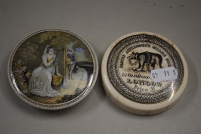 Lot 123 - Two pot lids