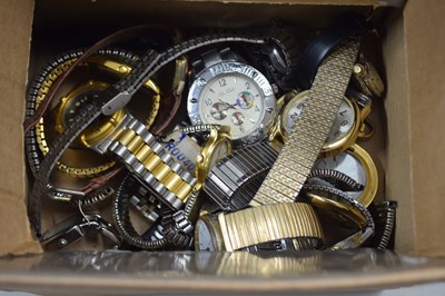 Lot 128 - Box of various assorted wristwatches