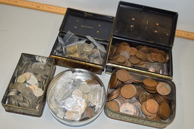 Lot 129 - Box of various mixed coinage