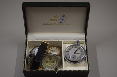 Lot 130 - Box of various assorted wristwatches