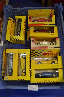 Lot 534 - A quantity of assorted boxed toy cars to...