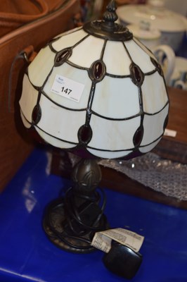 Lot 147 - Tiffany style table lamp