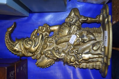 Lot 148 - Cast brass Mr Punch doorstop