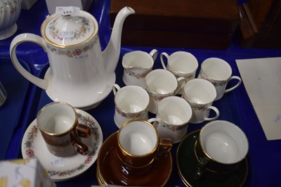 Lot 152 - Tray of tea wares to include Paragon Belinda