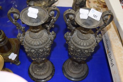 Lot 161 - Pair of 19th Century brass double handled...