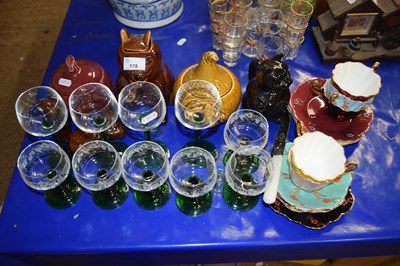 Lot 178 - Mixed Lot: Various drinking glasses, assorted...