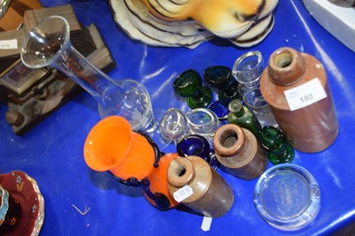 Lot 180 - Collection of assorted pressed glass eye baths,...