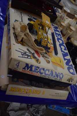 Lot 187 - Two boxed Meccano construction kits and...