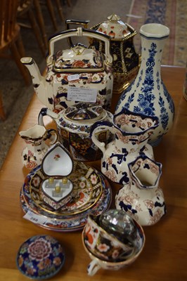 Lot 288 - Mixed Lot: Masons Mandalay pattern teapot,...