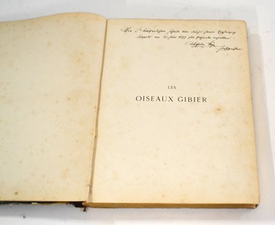 Lot 352 - De la Blanchere Les Oiseaux Gibier Paris 1876