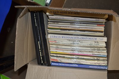 Lot 647 - Box of assorted LP's mainly classical