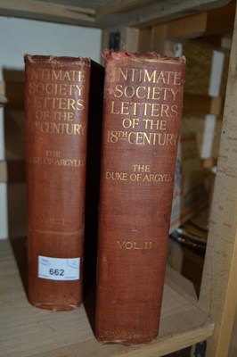 Lot 662 - Intimate Society Letters of the 18th Century,...