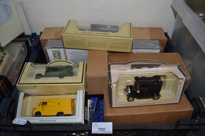 Lot 706 - Quantity of toy cars and vans, boxed