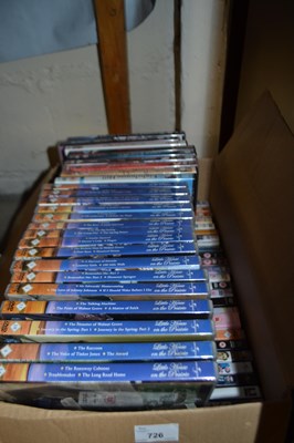 Lot 726 - Box of assorted DVD's to include Little House...